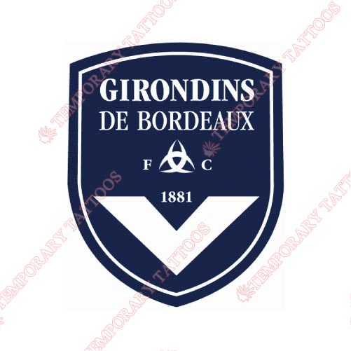 FC Girondins de Bordeaux Customize Temporary Tattoos Stickers NO.8319